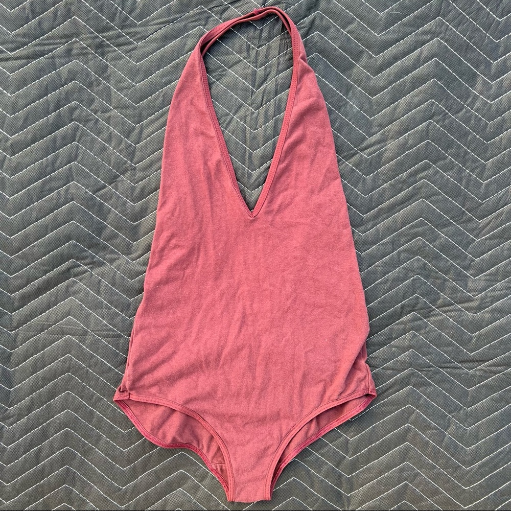 American Apparel Halter Bodysuit